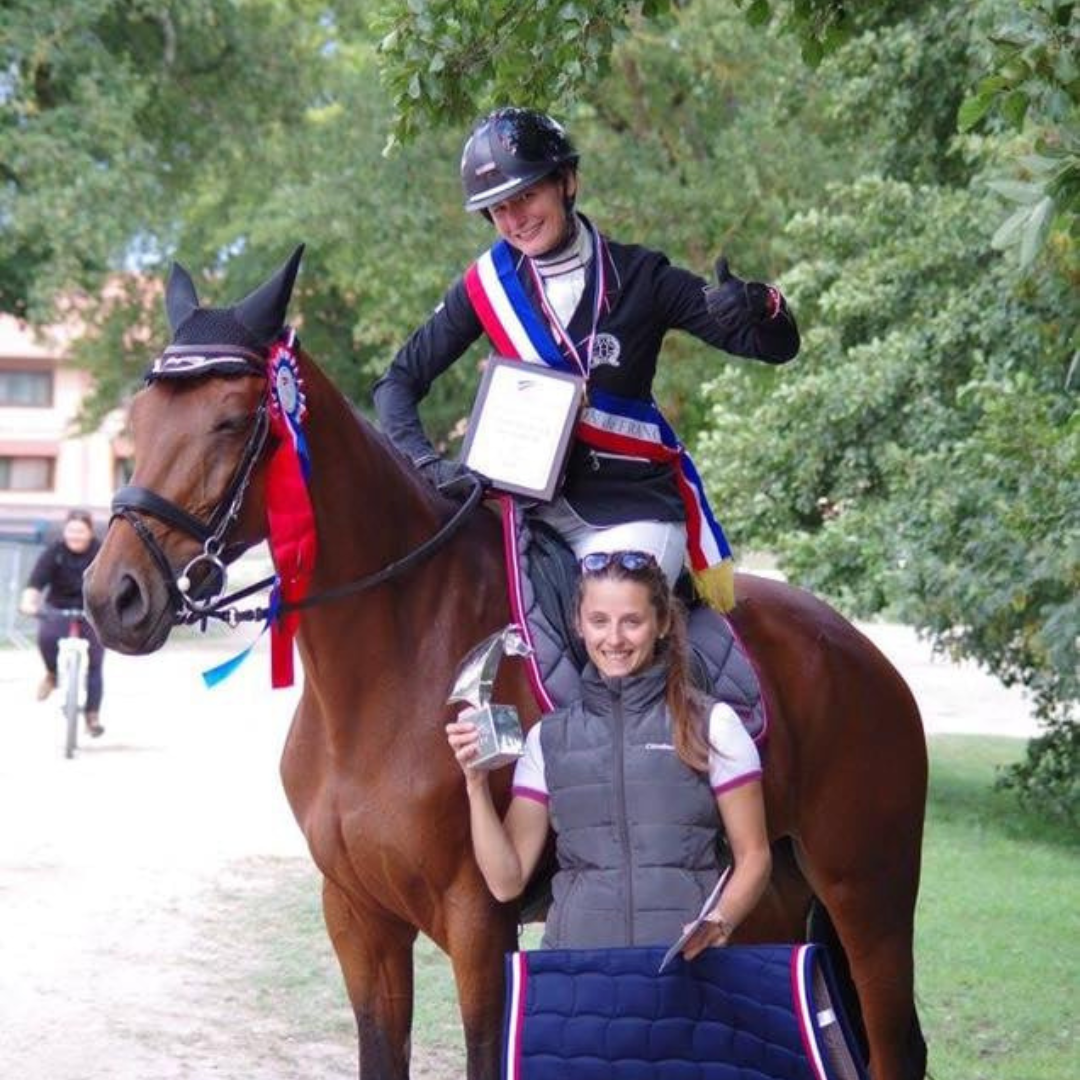 Charlotte Gailhard, championne de France de concours complet