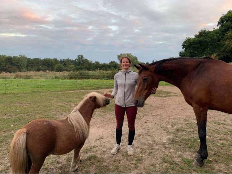Charlotte et ses chevaux